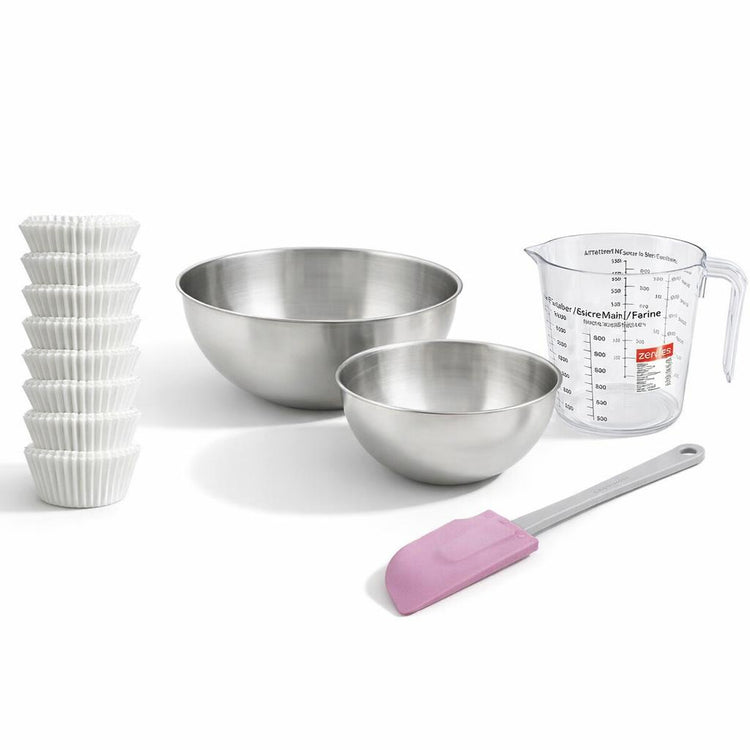 Set de 244 ustensiles de pâtisserie moules bols spatule et verre doseur Zenker Smart Pastry