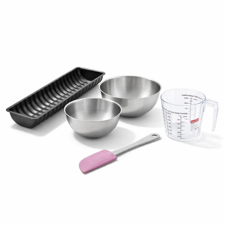 Set de 5 ustensiles de pâtisserie moule à gâteaux bol spatule pâtisserie et verre doseur Black metallic Black mettallic Zenker Black mettallic