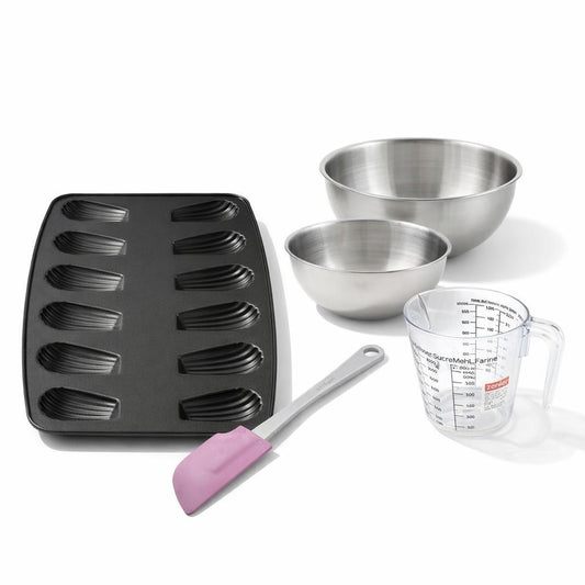 Set de 5 ustensiles de pâtisserie moule à gâteaux 2 bols spatule pâtisserie et verre doseur Spécial crountries Spécial crountries Zenker Spécial crountries
