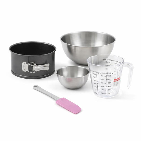 Set de 5 ustensiles de pâtisserie moule à gâteaux bols spatule et verre doseur Black mettallic Black mettallic Zenker Black mettallic