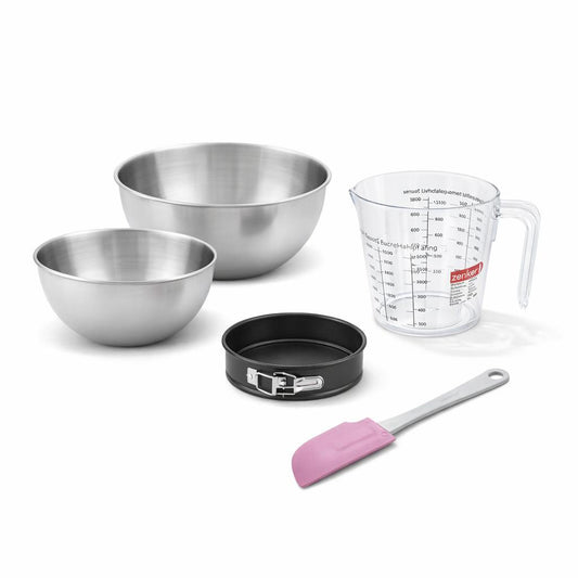 Set de 5 ustensiles de pâtisserie moule à gâteaux bols spatule et verre doseur Spécial mini Spécial mini Zenker Spécial mini