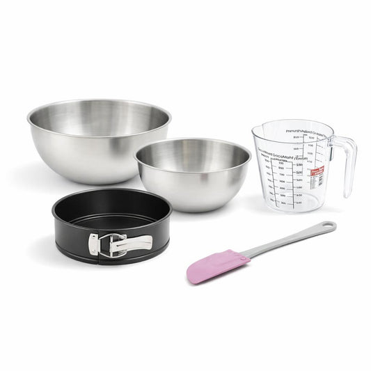Set de 5 ustensiles de pâtisserie moule à manqué bol spatule pâtisserie et verre doseur Spécial mini Spécial mini Zenker Spécial mini