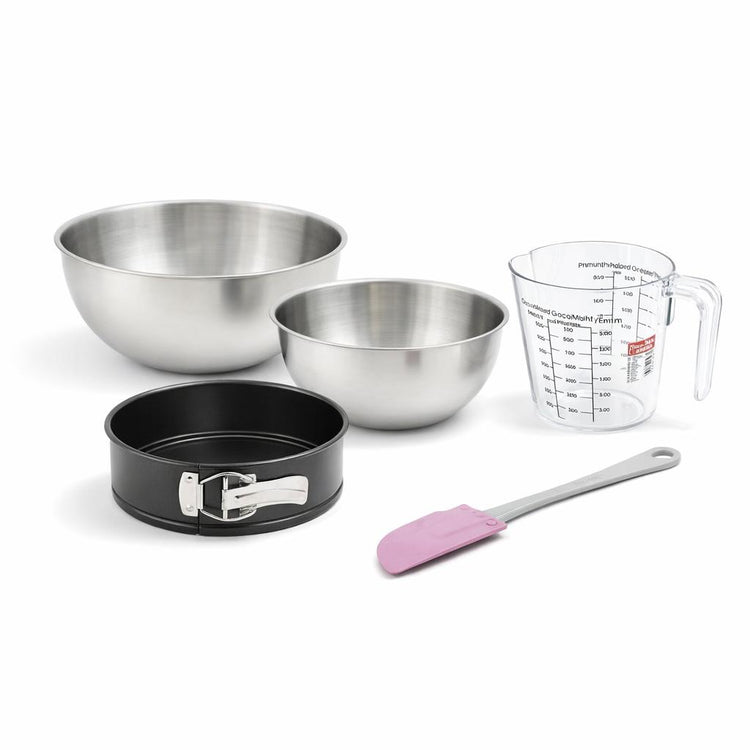 Set de 5 ustensiles de pâtisserie moule à manqué bol spatule pâtisserie et verre doseur Spécial mini Spécial mini Zenker Spécial mini