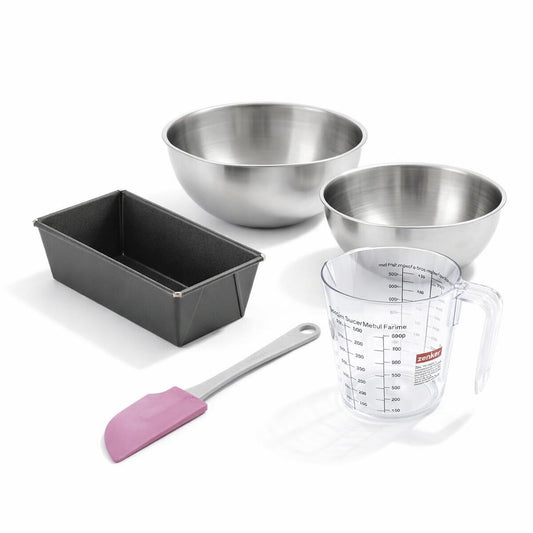 Set de 5 ustensiles de pâtisserie moule à gâteaux bols spatule pâtisserie et verre doseur Spécial mini Spécial mini Zenker Spécial mini