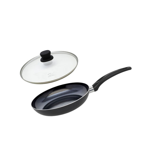 Set Poêle 24 cm céramique sans PFAS et couvercle Elo Prima Cucina