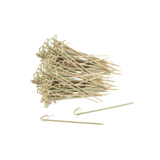 Lot de 100 pics à brochettes en bambou de 10 cm Fackelmann Wood Edition