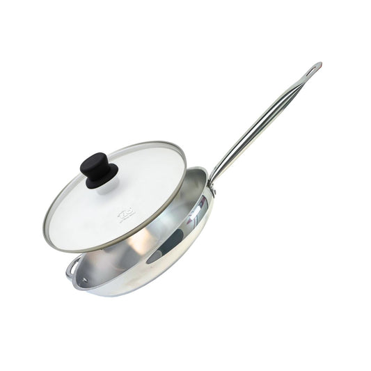 Ensemble de poêle et couvercle en verre de 32 cm Elo Profi Therm