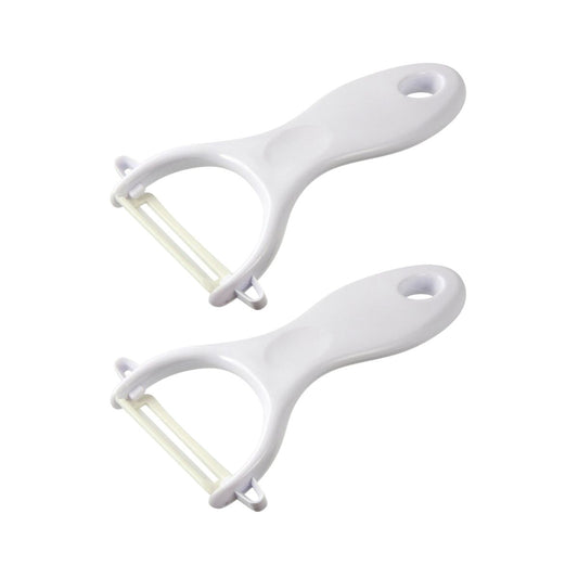 Lot de 2 rasoirs à légumes lame céramique couleur aléatoire 13 cm Fackelmann Colors Edition