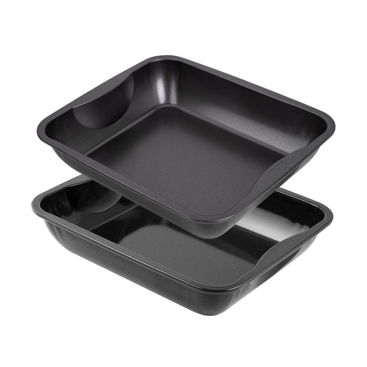 Lot de 2 plats à four XXL rectangles 40 x 24 cm Zenker Special Cooking