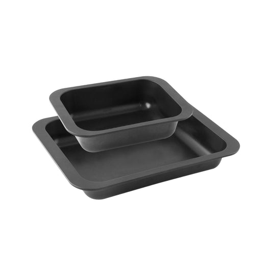 Lot de 2 plats à four rectangulaires 33 x 25 cm et 24 x 18 cm  Zenker Special Cooking