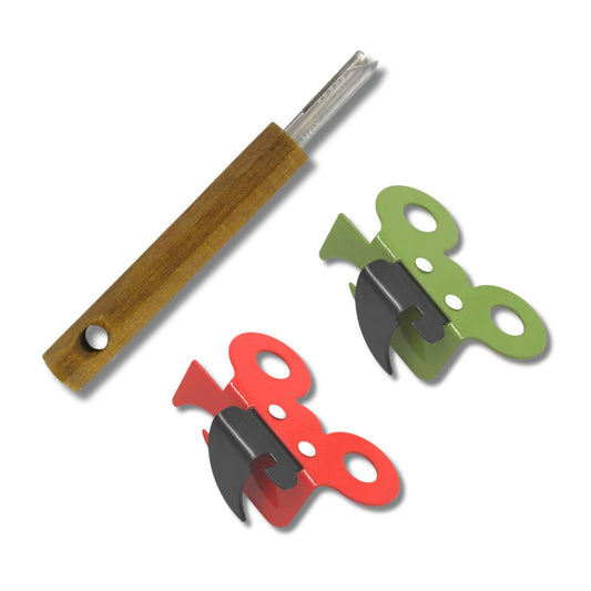 Duo Ouvre boîte manuel papillon et tire languette Fackelmann