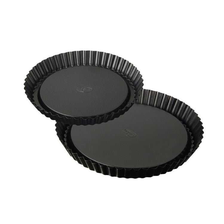Set de 2 moules à tarte renversée 22 cm et 28 cm Dr Oetker tradition