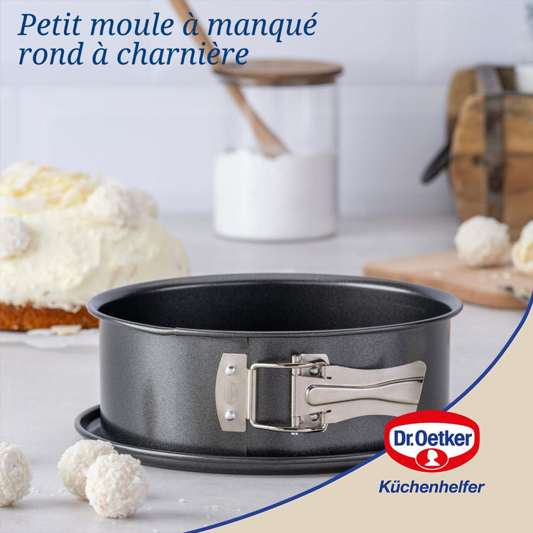 Ensemble de 2 Moules à manqué à charnière 18 cm Dr.Oetker Tradition