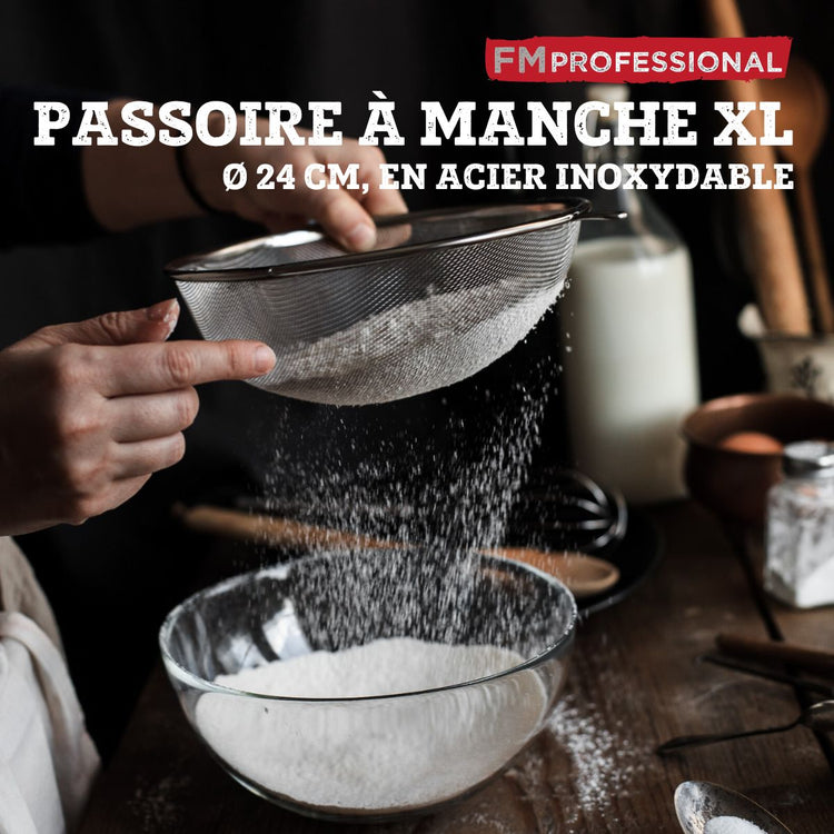 Ensemble de 2 Passoires inox XL 24 cm FM Professional
