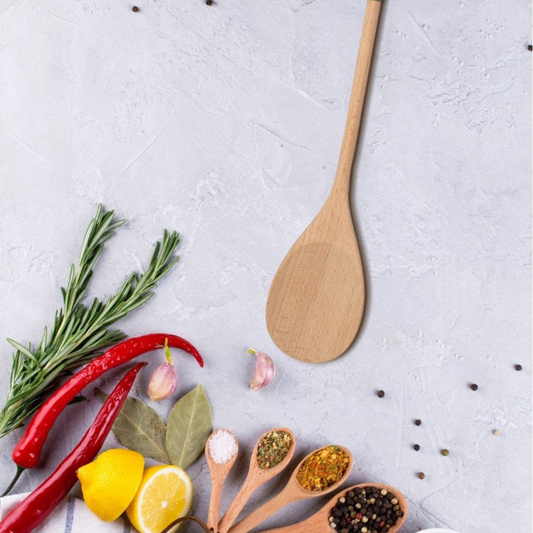 Ensemble de 2 Cuillères en bois 33 cm Fackelmann Wood Edition