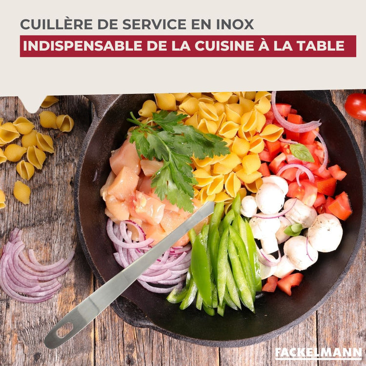 Ensemble de 2 Cuillères de service inox 31,5 cm Fackelmann Oxford