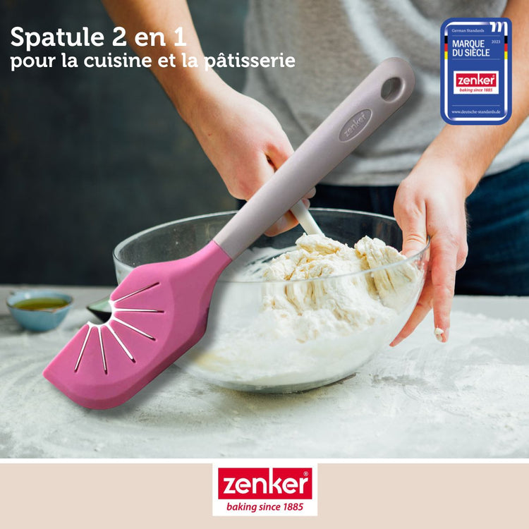 Set de 2 spatules pâtisserie en silicone Zenker Smart Pastry