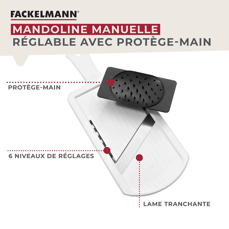 Set de 2 mandolines en plastique Fackelmann Handmade Tradition