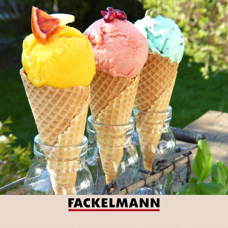 Ensemble de 2 Cuillères à glace avec fonction éjection 21 cm Fackelmann Basic