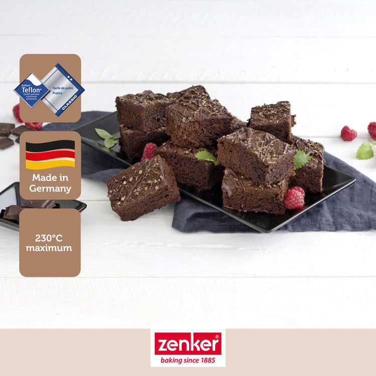 Ensemble de 2 Moules à brownie 27 x 26 cm Zenker Special Creative