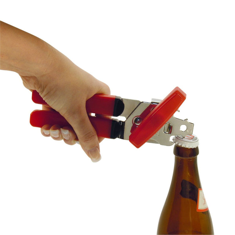 Ouvre boîte 3 en 1 pour gaucher 17 cm Fackelmann Basic