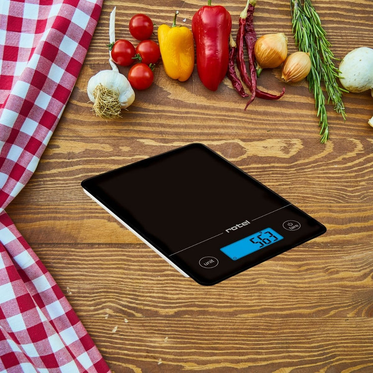 Balance de cuisine Noir électronique écran tactile Rotel
