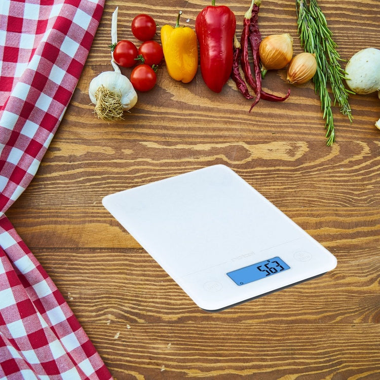 Balance de cuisine Blanche électronique écran tactile Rotel