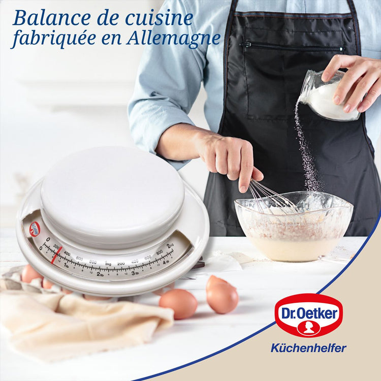 Balance de cuisine sans pile 2 kg Dr. Oetker Baker Edition