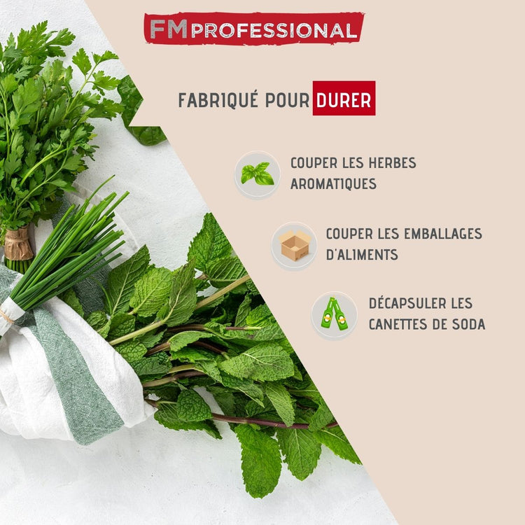 Ciseaux de cuisine multifonction 19 cm FM Professional Divers