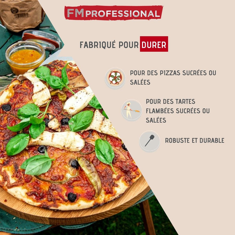 Pelle à pizza ou tarte flambée 49 cm FM Professional Pizza