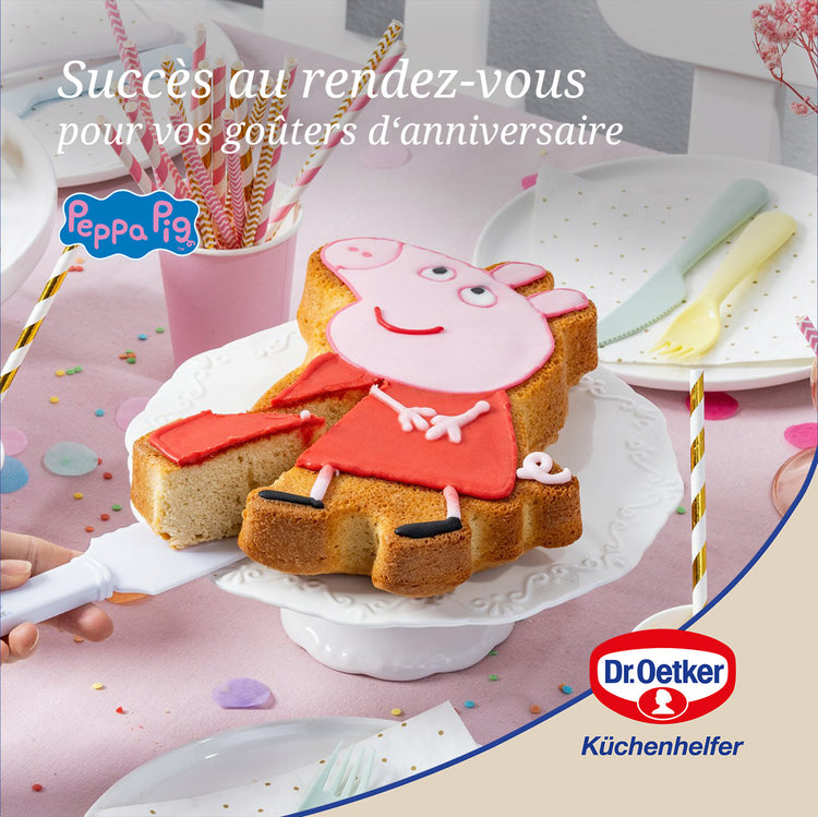 Forme à pâtisserie en silicone Dr. Oetker Peppa Pig