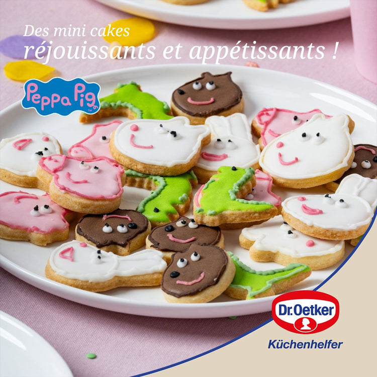 Moule mini cakes silicone Dr. Oetker Peppa Pig