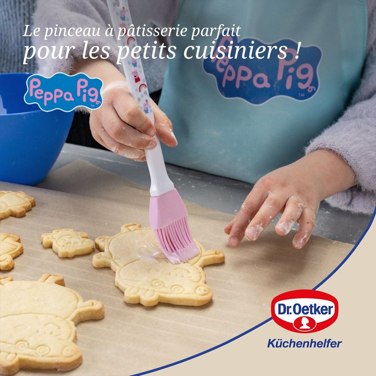 Pinceau à pâtisserie avec poils en silicone Dr. Oetker Peppa Pig