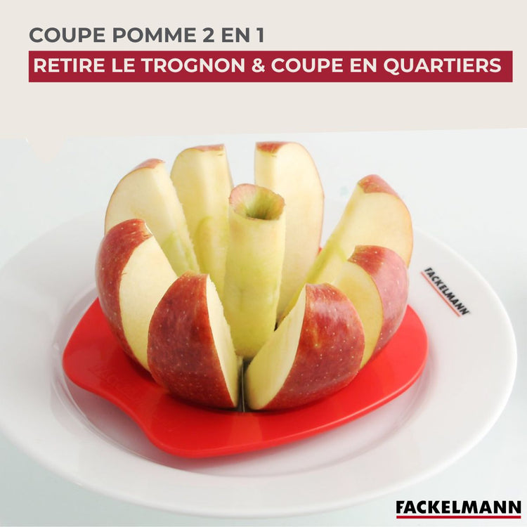 Coupe pomme en quartier Fackelmann Colors Edition