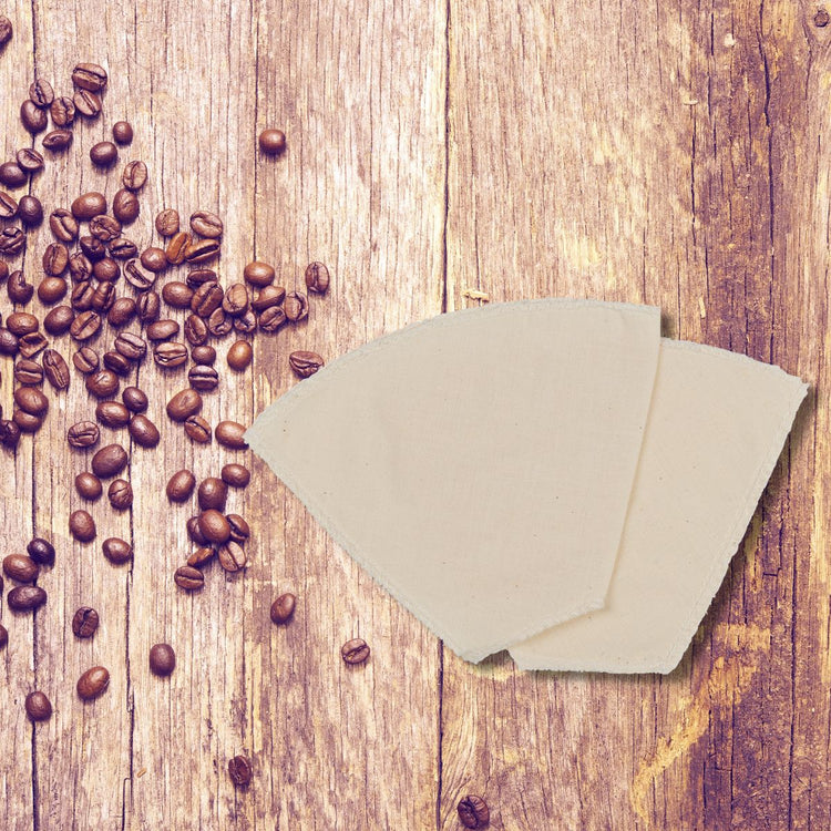 Lot de 2 filtres à café réutilisables en coton Fackelmann