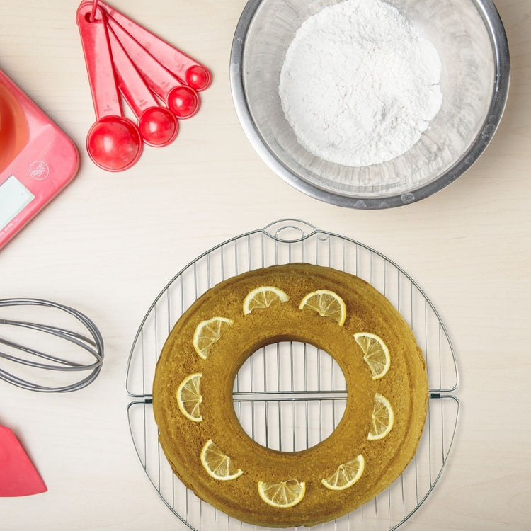 Présentoir à gâteau pliable en inox Zenker