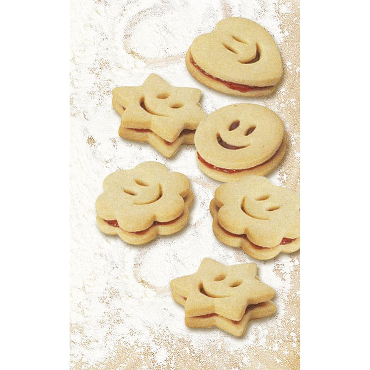 Lot de 2 emporte-pièces smiley Zenker