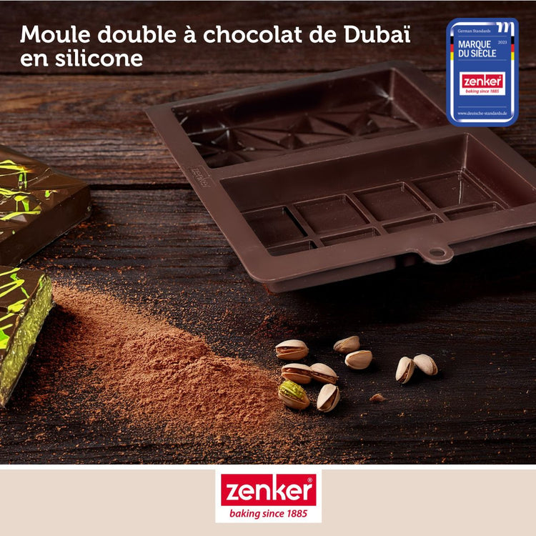 Double moule à chocolat de Dubaï en silicone Zenker Special Creative