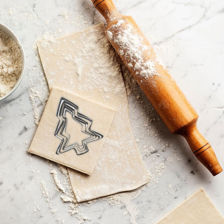 Lot de 5 emporte-pièces de Noël en forme de sapin Zenker