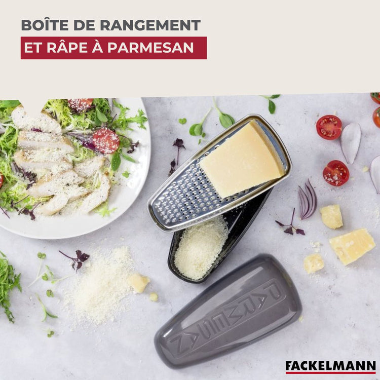 Râpe à parmesan et sa boîte de rangement Fackelmann Handmade Tradition