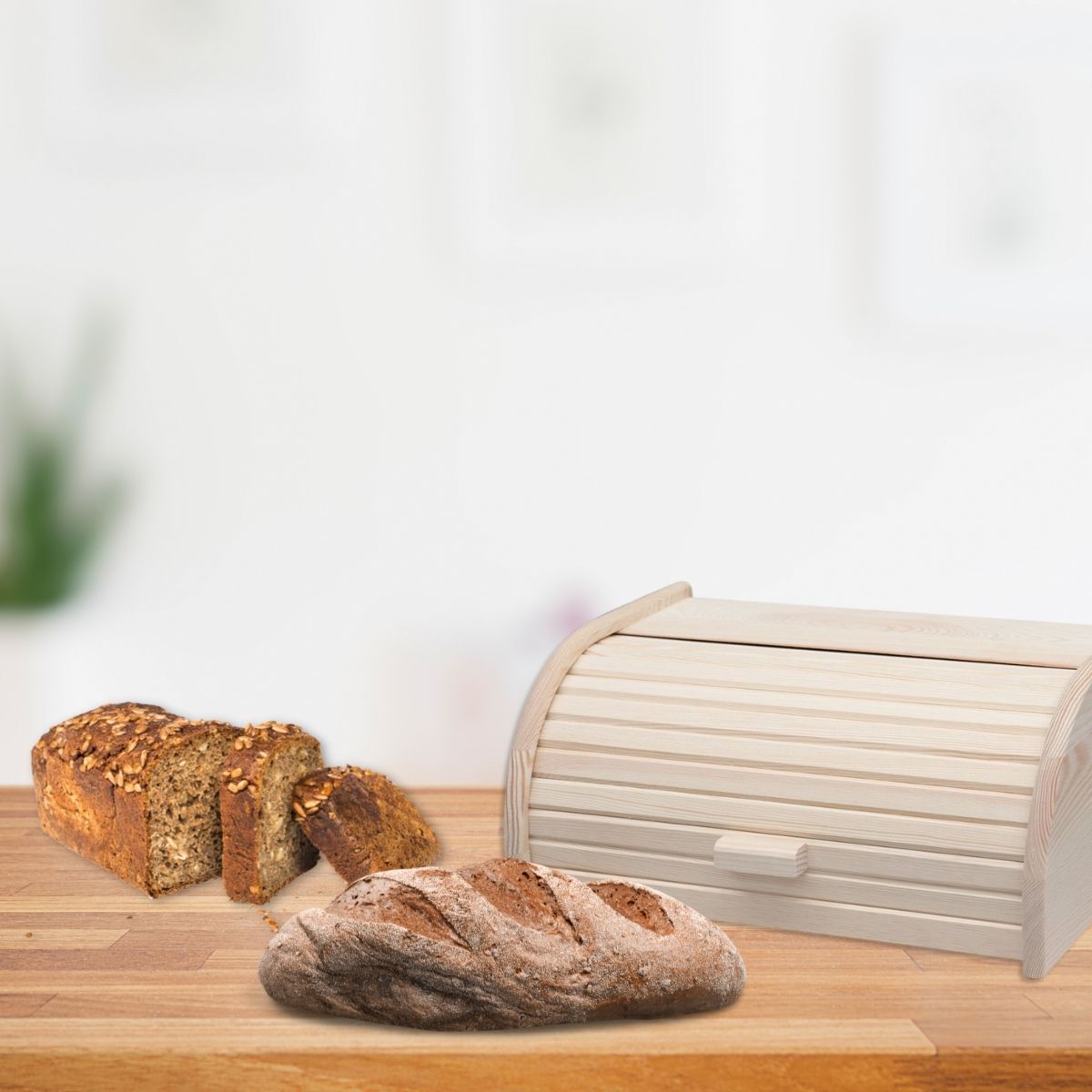 Huche à pain en bois Fackelmann Boissellerie