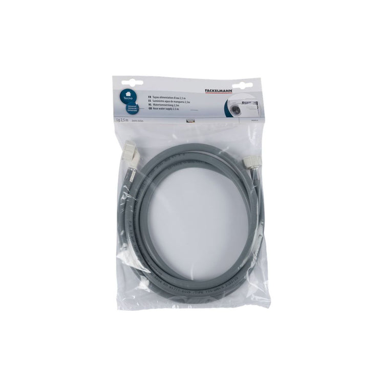 Tuyau d'alimentation femelle eau droit coudé Fackelmann