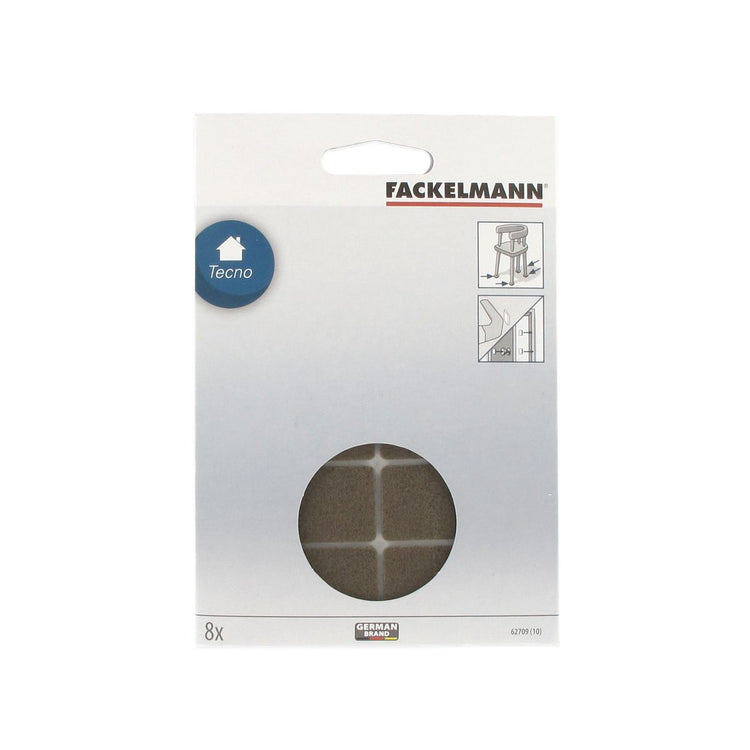 Lot de 8 patins de chaise en feutre Fackelmann