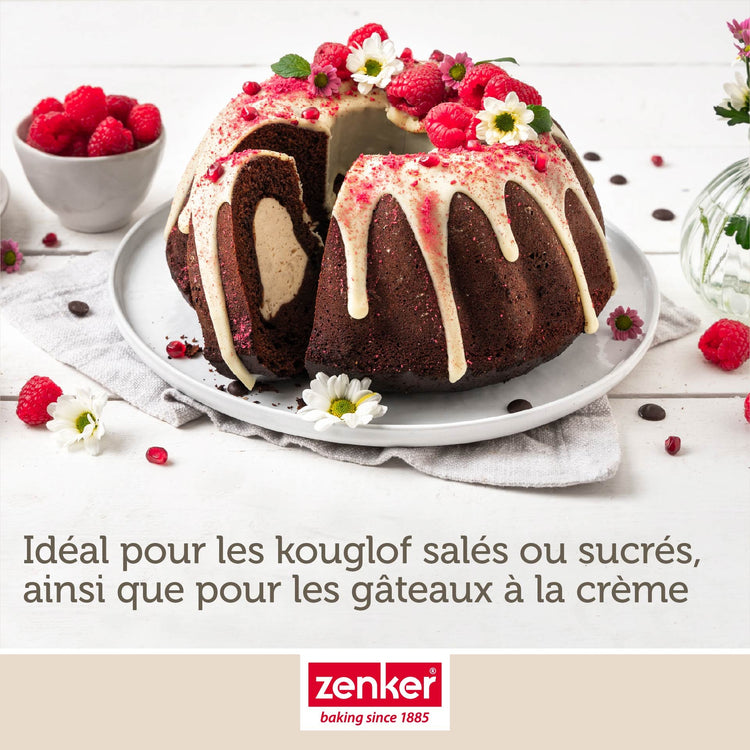 Moule à kouglof 25 cm Zenker PerfectBack+