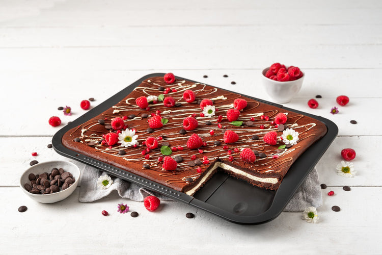 Plaque de four extensible de 35-52 x 32 cm Zenker Perfect Black +