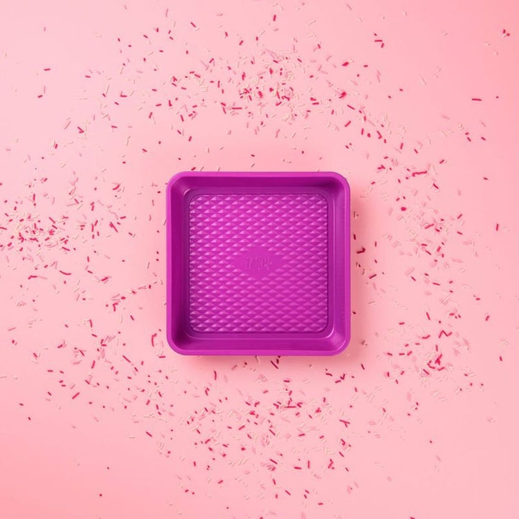 Moule à brownie fuchsia 23 cm Tasty Pâtisserie