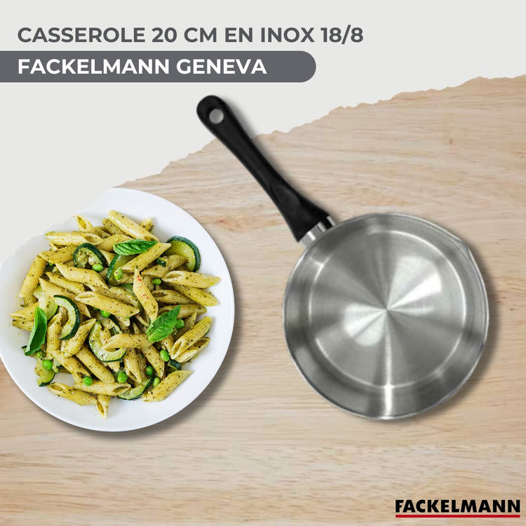 Casserole en inox 20 cm Fackelmann Geneva