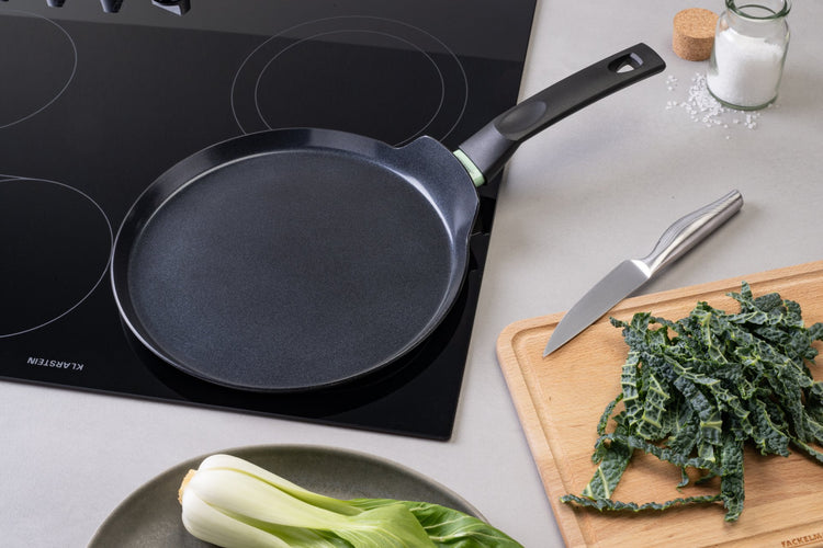 Crêpière 26 cm aluminium revêtement céramique antiadhésif sans PFAS Fackelmann Brandao