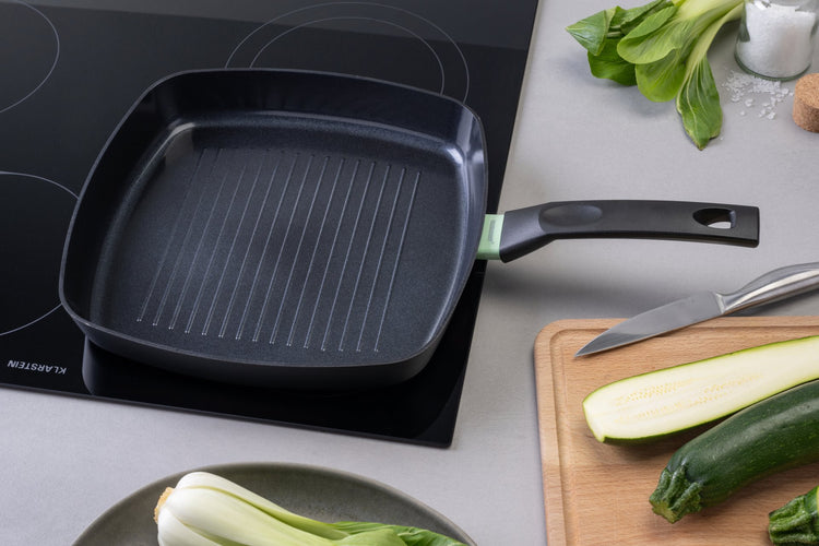 Gril 28 cm aluminium revêtement céramique antiadhésif sans PFAS Fackelmann Brandao
