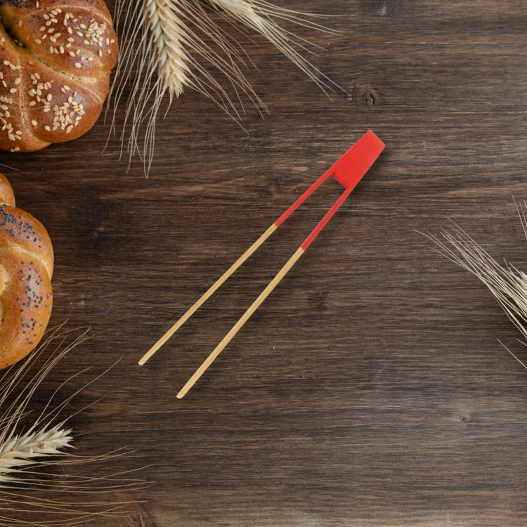 Pince de cuisine aimantée en bois Fackelmann Wood Edition